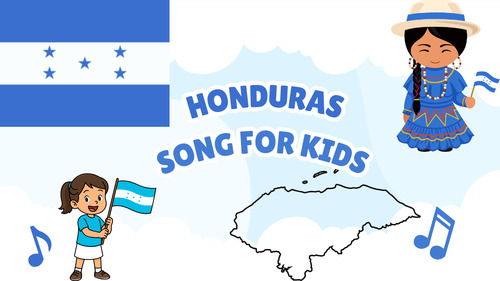 Preview of Honduras Song for Kids | Geography Video, MP3 & Lyrics PDF