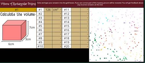 Volume of Rectangular Prisms 5th Grade Christmas Math Pixel Art Winter ...