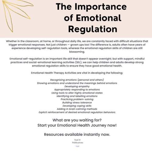 ADHD & Autism Social Emotional Learning Regulation Handbook Kids Coping ...