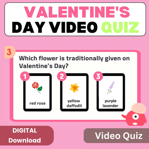 Preview of Test Your Knowledge with a Valentine's Day Video Quiz- Enjoy a Valentine's Day