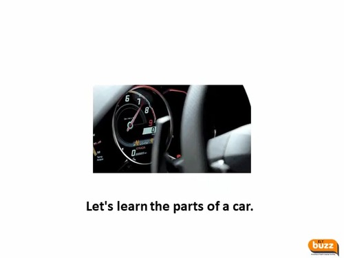 Preview of Car Parts - Video Lesson. Vocabulary. Advanced. ESL. EFL.