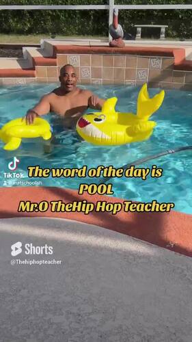Preview of The word of the day is"Pool" Mr O the hip hop teacher  - Brain Break