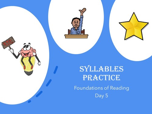 Preview of Syllables - Foundations of Reading - Day 5