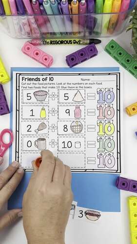 Making 10 Worksheets | Friends of 10 Activities | Addition Within 10 ...