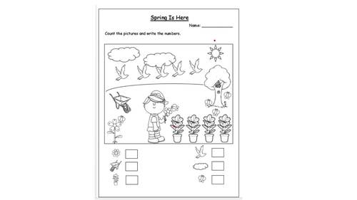 Spring Is Here by Little Learning Tree House | TPT