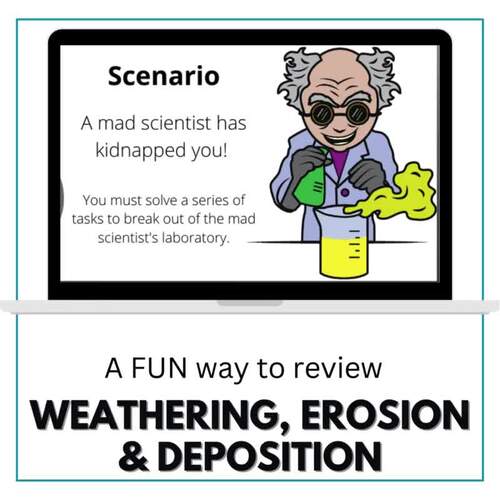 grade 4 weathering erosion and deposition escape room by The Animated ...