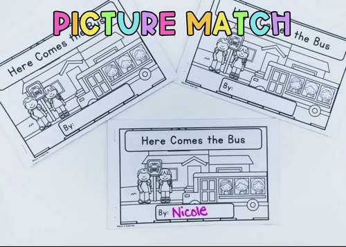 Back to School Emergent Reader Printable: Here Comes The Bus | TPT