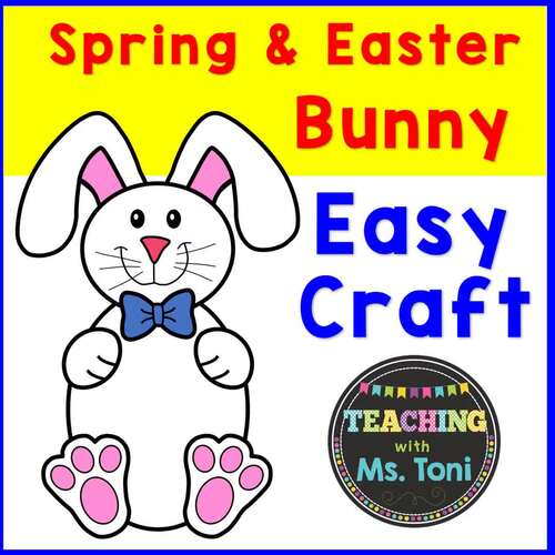 Spring & Easter Bunny Craft and Writing Activity by Teaching with Ms Toni