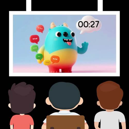 Visual Timers Classroom Management JANUARY | 13 Monster Countdowns with ...