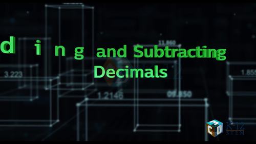 Preview of Adding and Subtracting Decimals - High quality HD Animated Video - eLearning