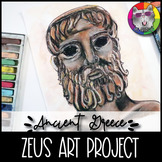 Ancient Greece Art Project, Zeus Art Lesson, Ancient Greec