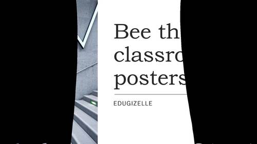 Bee theme classroom posters by Gizelle Geyer | TPT