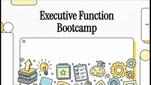 Executive Functioning Bootcamp | Lessons 1 to 5 | MINI BUNDLE | Grades 5-8