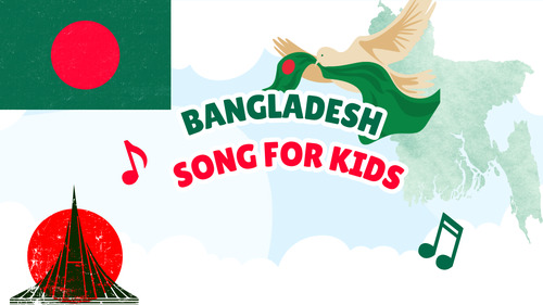 Preview of Bangladesh Song for Kids | Learn About Bangladesh | Geography Music Video + Lyri