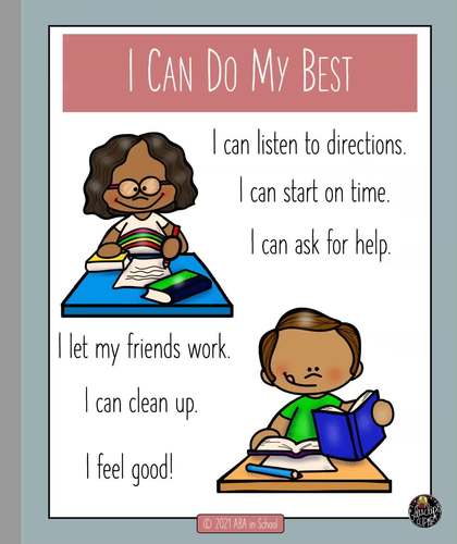 Special Education, preschool, Kindergarten, ABA Classroom Posters