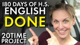 180 Days of High School English Curriculum 20Time Project-