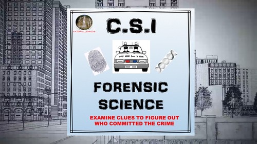 Preview of CSI Forensic Science Video Hook. Use Science to figure out who done it!