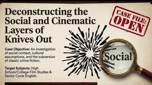 Knives Out Film Study Unit | English Media Analysis | Mystery Film