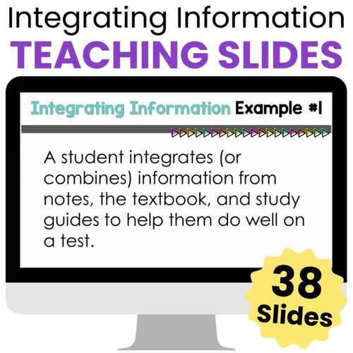 Integrating Information Teaching Slides and Printable Guided Notes