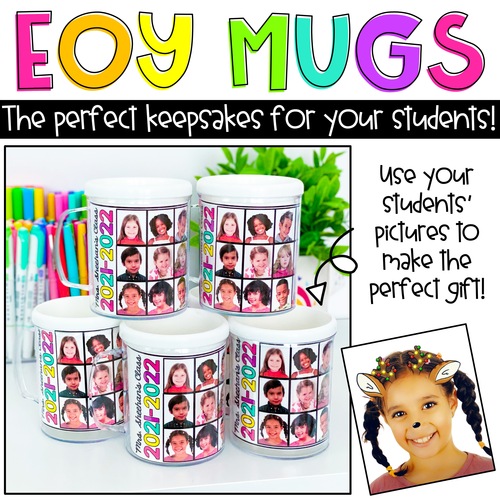 End of Year Gifts for Students & Parents | Collage Tutorial and Mug Template