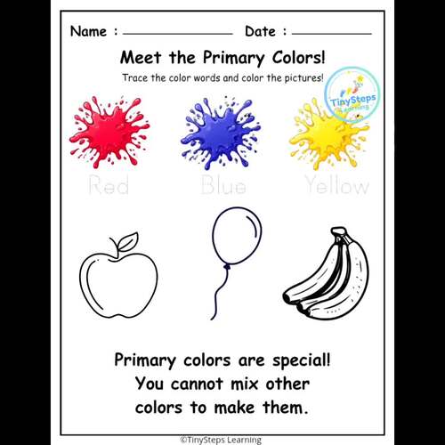 Color Mixing Magic | Interactive Color Theory Worksheets & Color Wheel ...