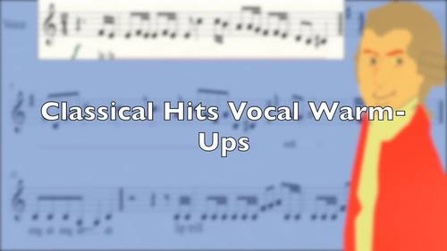 Preview of 10 Vocal Warmups to Classical & Baroque Melodies