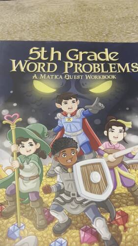 5th Grade Math Word Problems- A Matica Quest Workbook