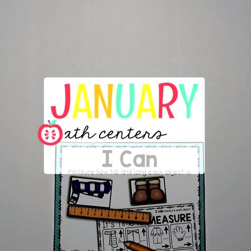 JANUARY LITERACY CENTERS AND MATH CENTERS by Mrs Jones' Creation Station