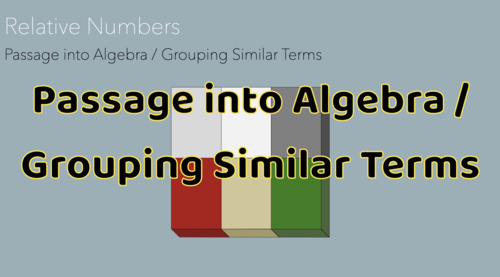 Preview of Montessori Relative Numbers: Passage into Algebra Presentation