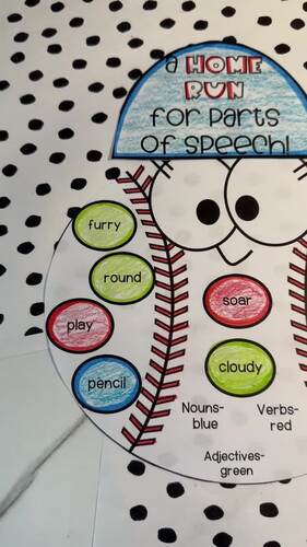 Parts of Speech Craft by The Teaching Diva Corner | TPT