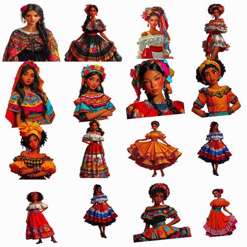 Hispanic Heritage Clipart, Heritage Month, Latinx Heritage, Mexican Culture