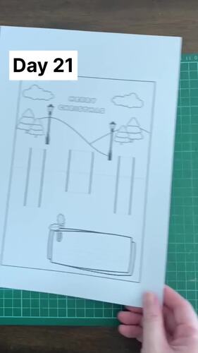 Christmas Advent Calendar Craft for kids, Christmas countdown craft bundle