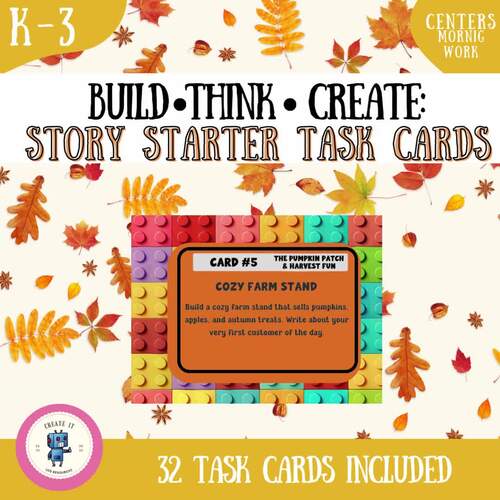 Build* Think* Create: October Writing Task Cards