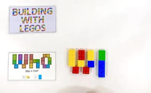 Building Sight Words with LEGOS | Word Work Center 1/6 by EAL Abroad