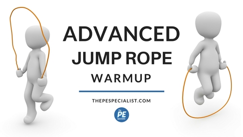 Preview of PE Warmups: Follow the Leader - Advanced Jump Rope Tricks Warmup