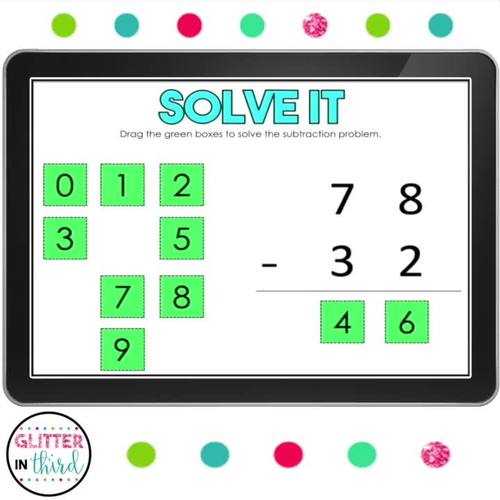 2nd Grade Math Centers Activities for Google Classroom Digital BUNDLE