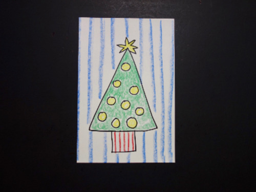 Preview of Let's Draw a Christmas Tree using Shapes!