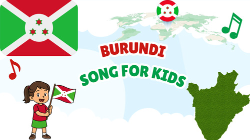 Preview of Burundi Song for Kids | Learn About Burundi | Africa Geography Music Video + Lyr