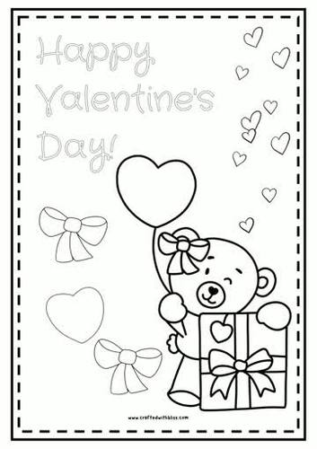 Valentine's Day Coloring Pages, Valentine's Day Coloring Printable
