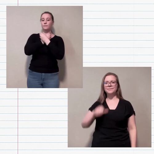 ASL 2 Unit 2: Describing People GIFs! | 223 GIFs for ASL Instruction