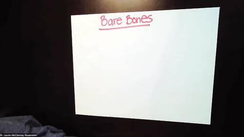 Preview of Bare Bones Sentence Development