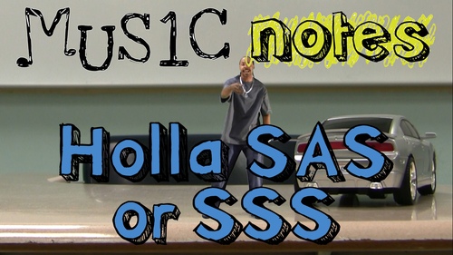Preview of Holla SAS or SSS - Triangle Congruence Song