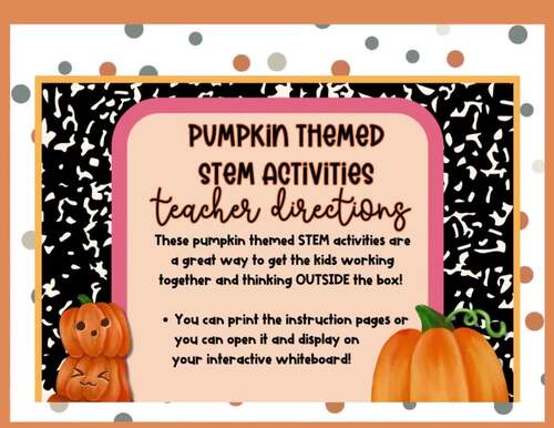 STEM Activities for kids| Fall and Halloween Science Experiments for ...