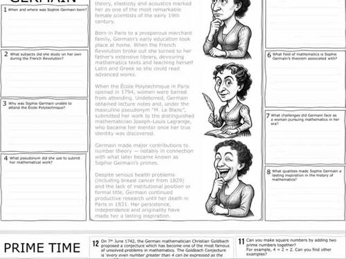 Math Through the Ages - Germain by Mathematics and Literacy | TPT