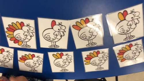 Turkey Counting by jgill creations | TPT