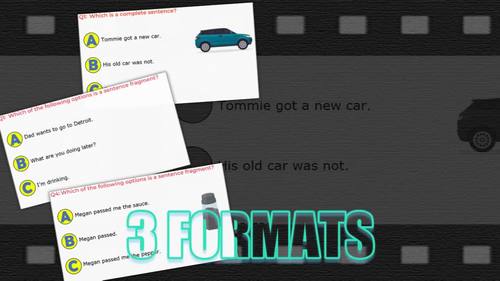 Sentence Structure Review Worksheets Interactive Forms Digital Resources