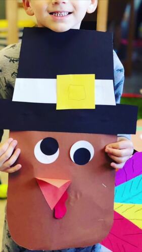 Turkey Craft Activities and Writing for Thanksgiving with Easy Glyph