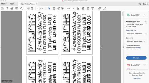 Writing Process Flip Book & Posters by Kasandra Yates | TPT