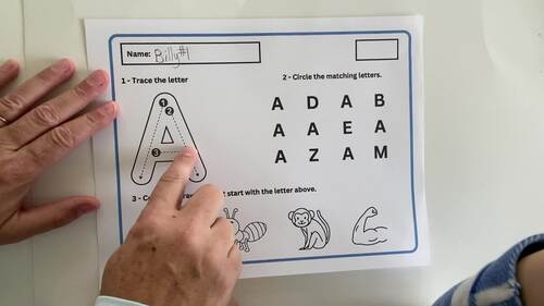 Alphabet Worksheets - Letter Names and Sounds - Kindergarten, Pre-K ...