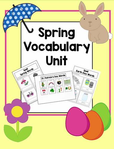 Spring Vocabulary Unit